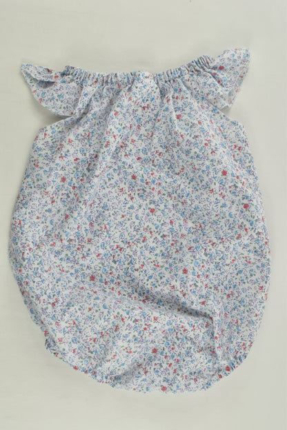 Handmade Size 00 Floral Romper