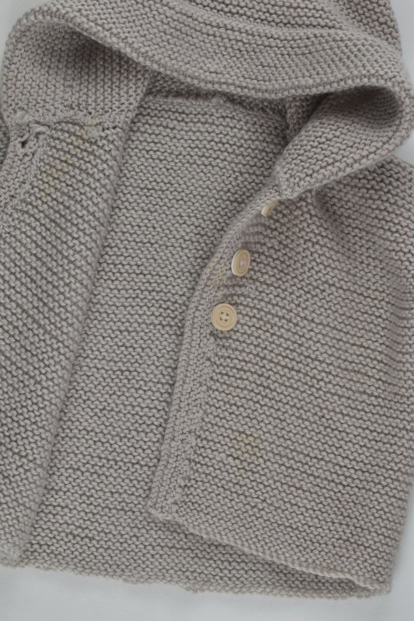 Handmade Size 000 Knit Jumper with Hood