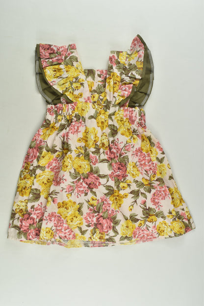 Handmade Size 1 Floral Dress