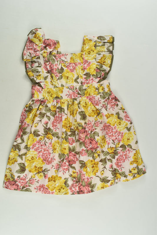 Handmade Size 1 Floral Dress
