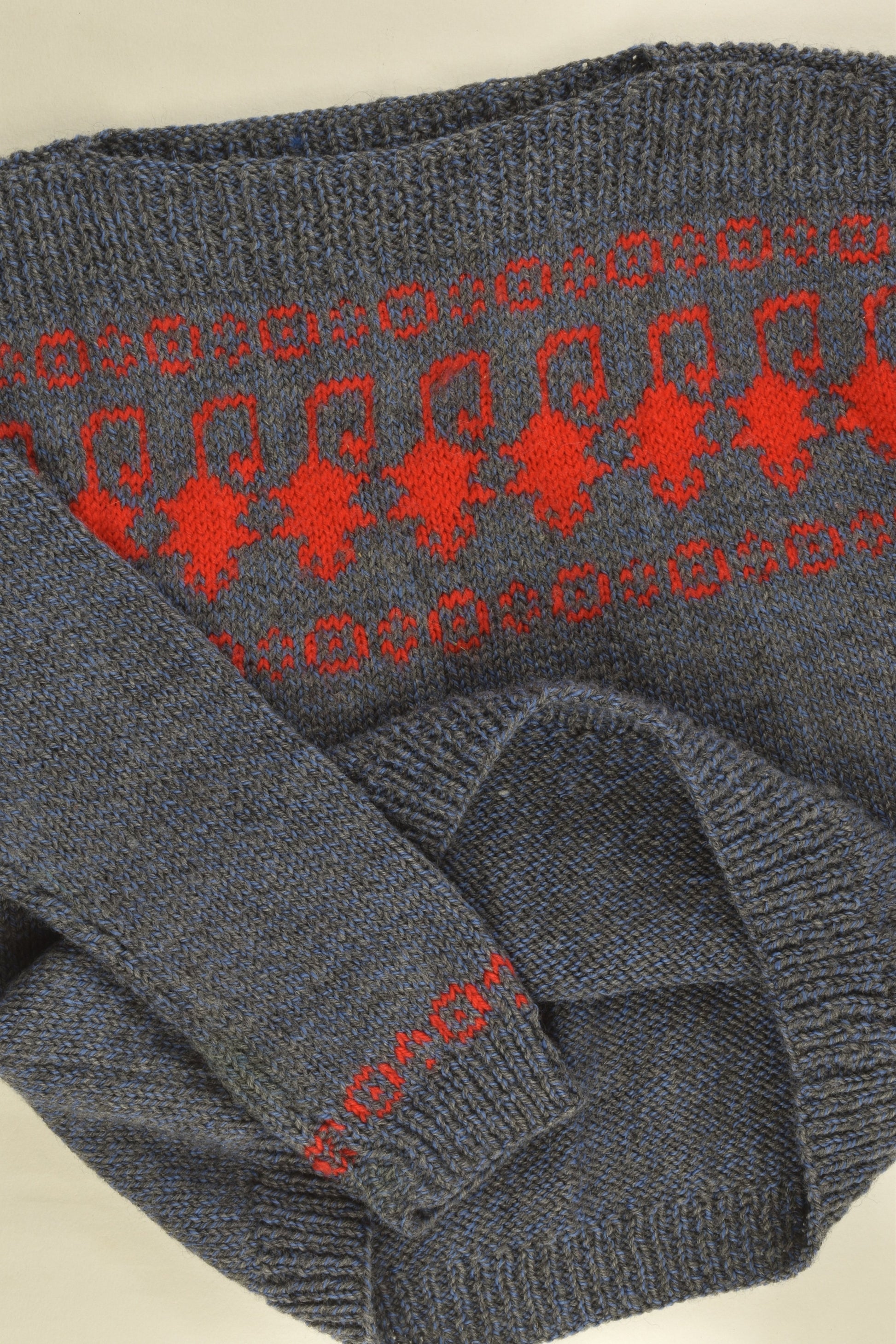 Handmade Size 2-3 Knitted Jumper