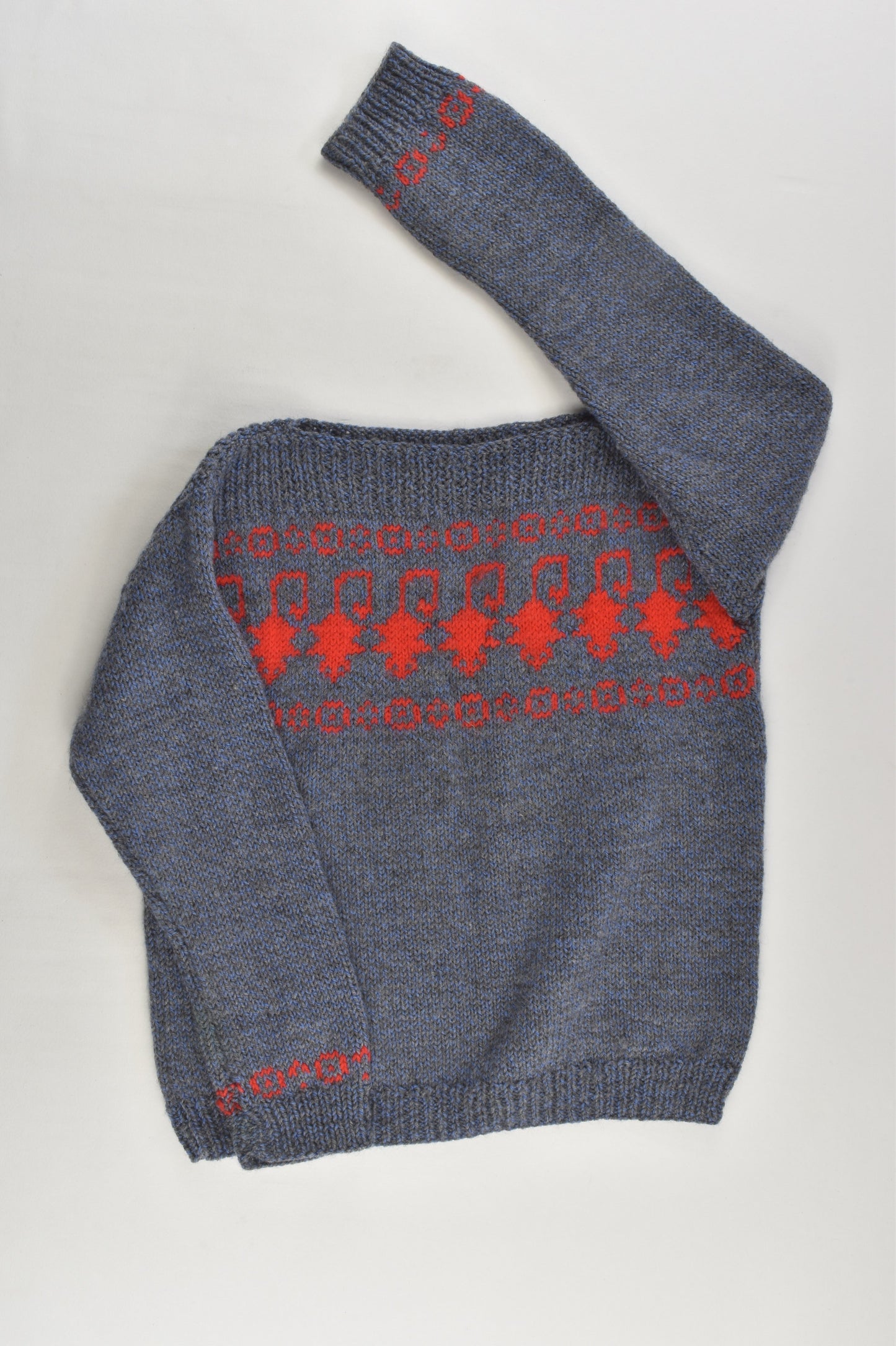 Handmade Size 2-3 Knitted Jumper