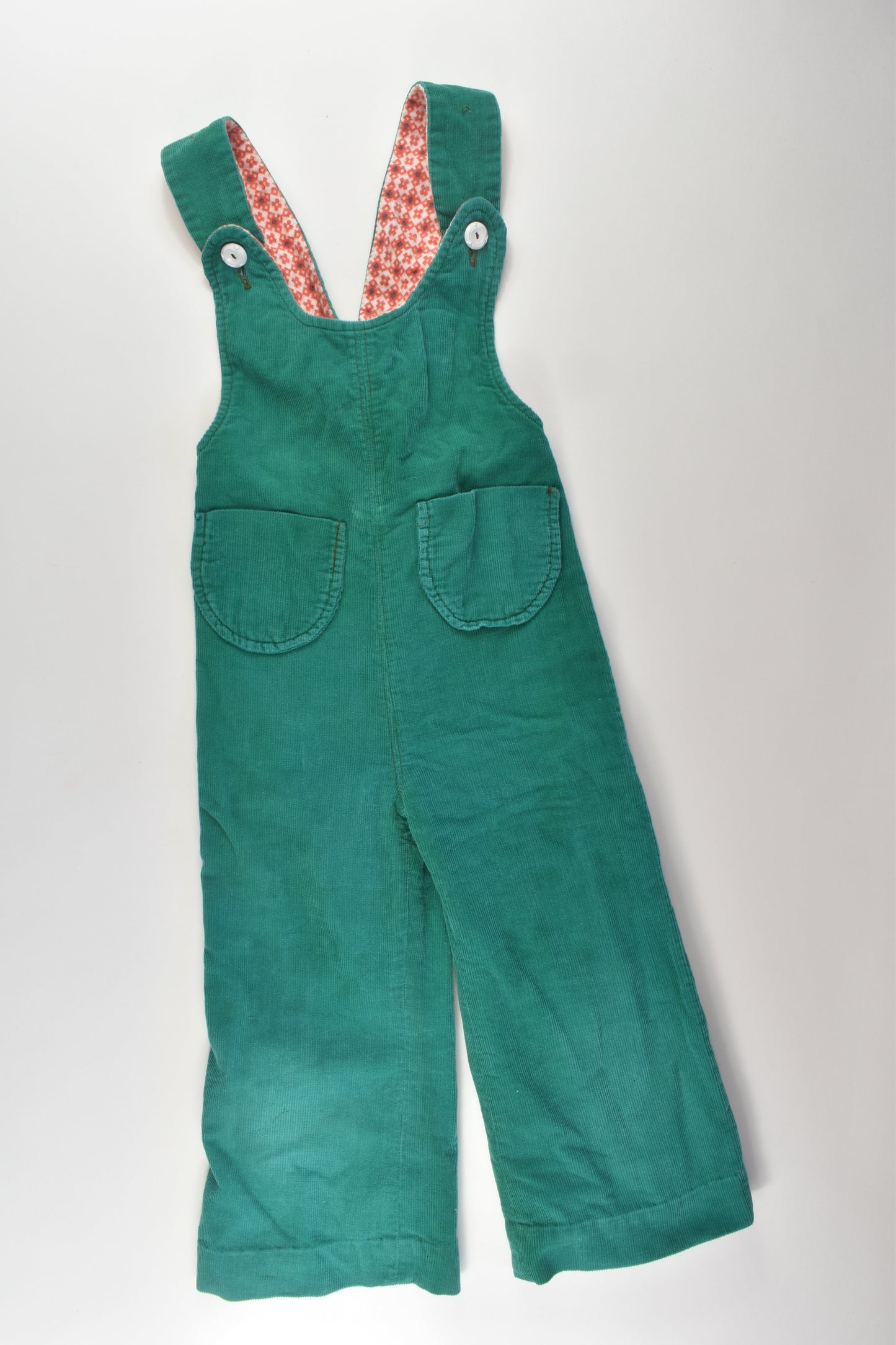 Handmade Size 2-3 Lined Cord Overalls