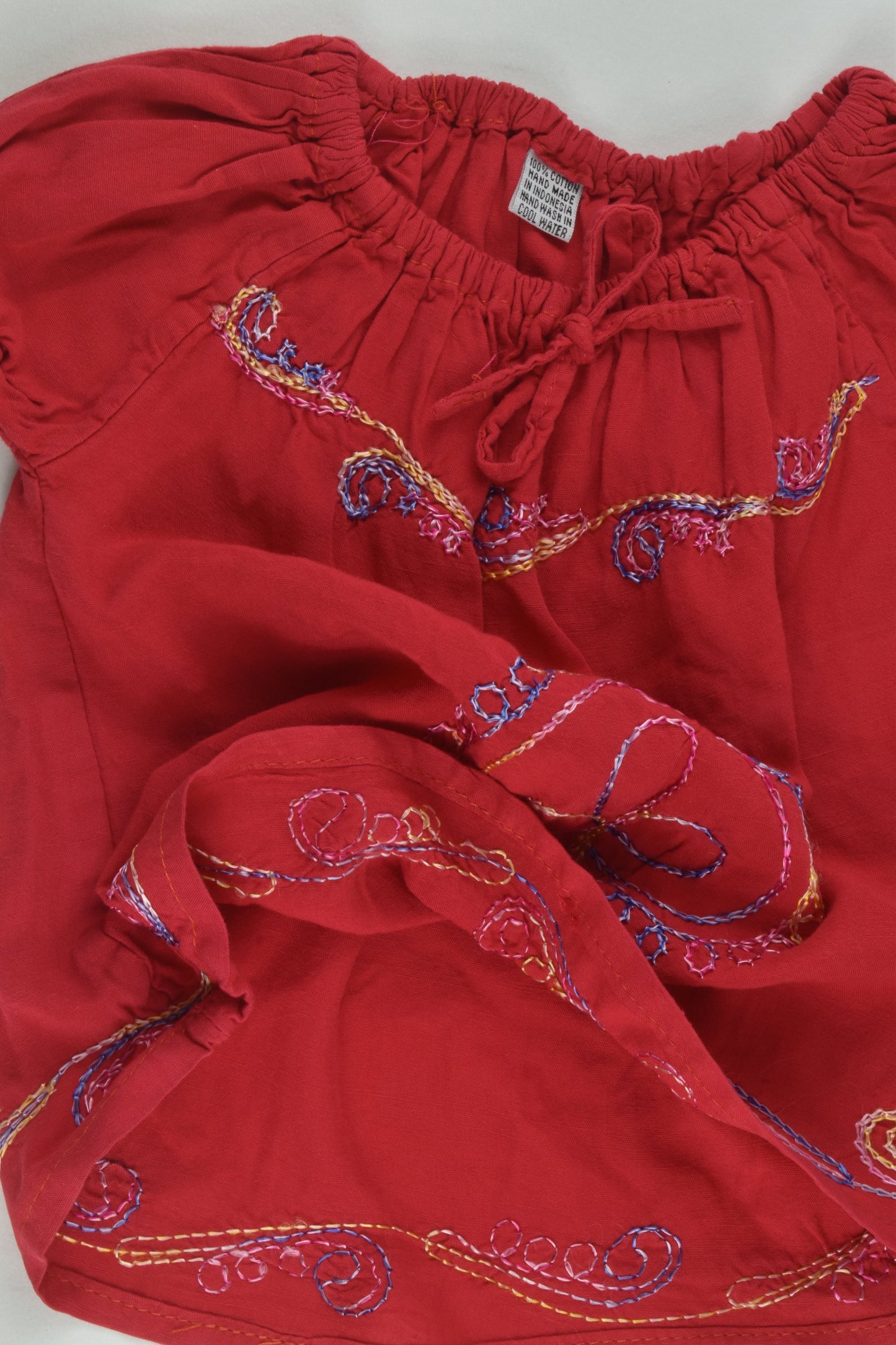 Handmade Size 2 Embroidery Blouse