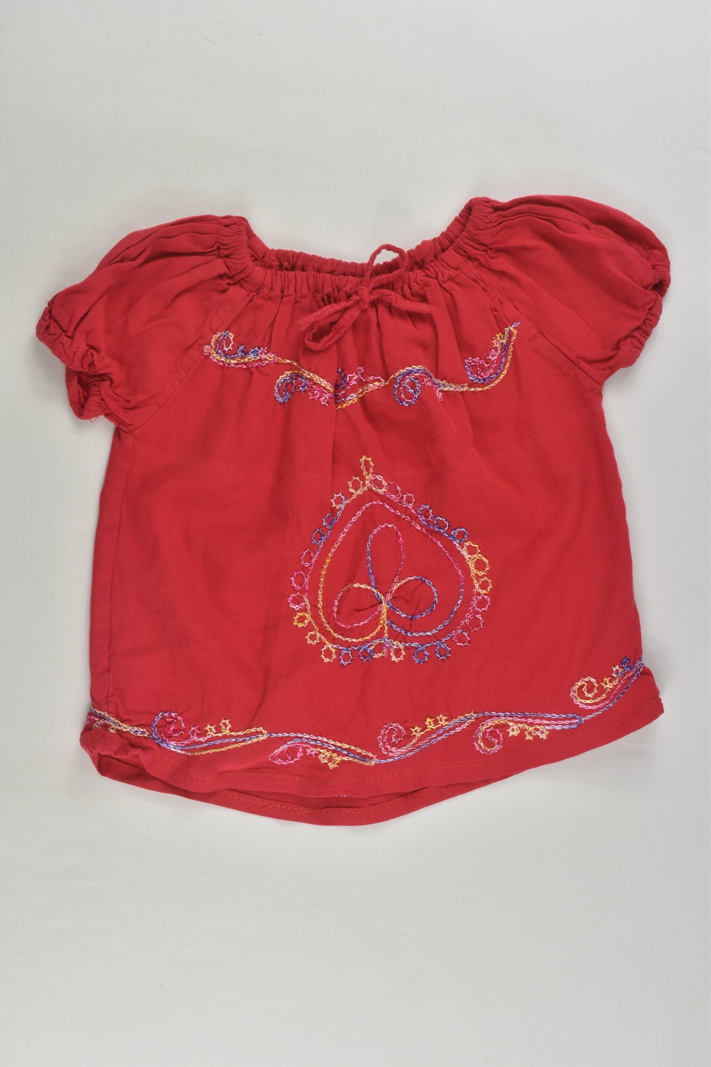 Handmade Size 2 Embroidery Blouse