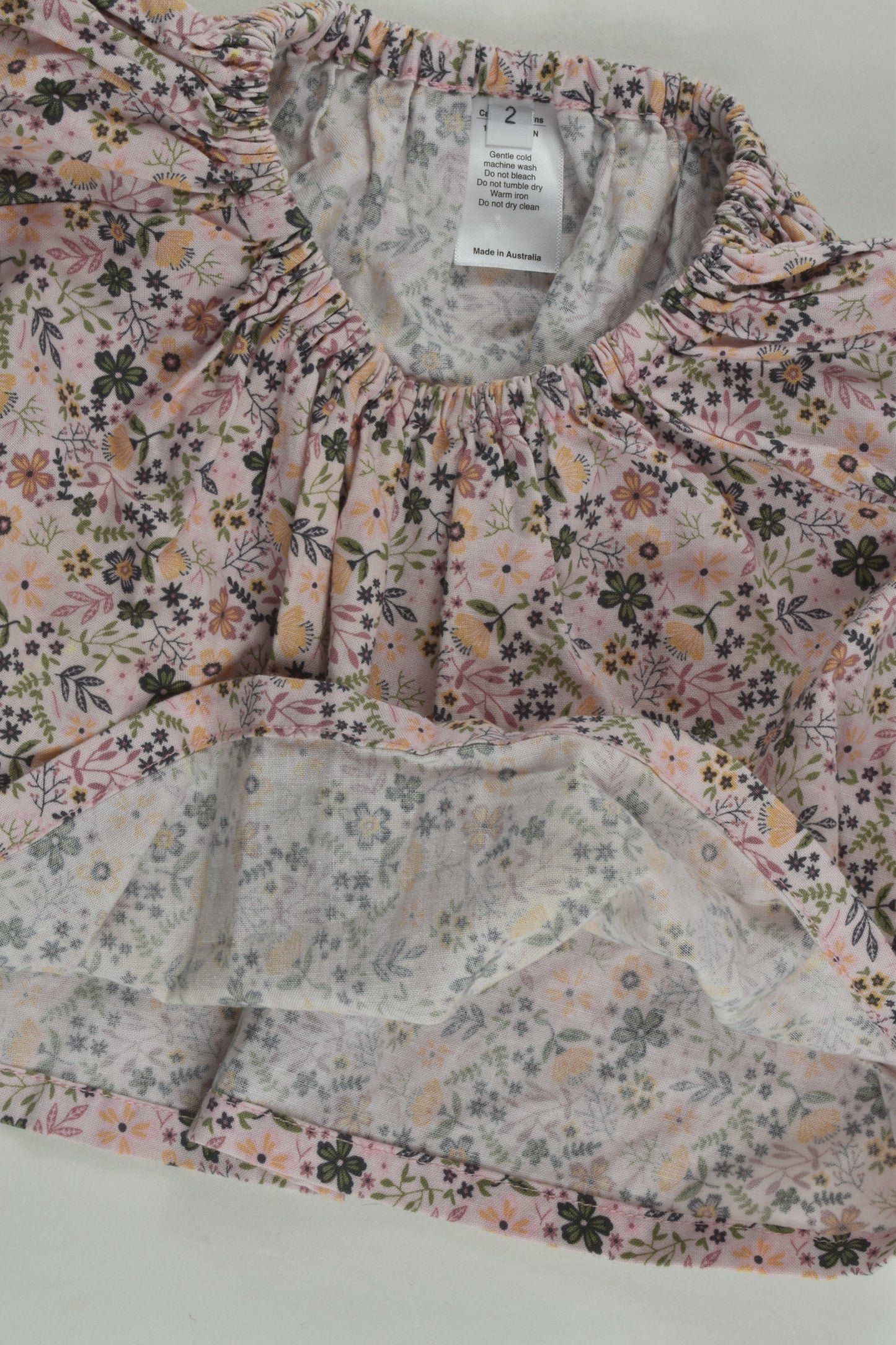 Handmade Size 2 Floral Blouse