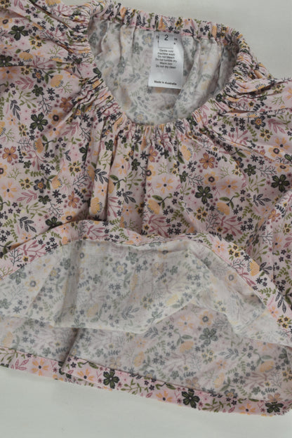 Handmade Size 2 Floral Blouse