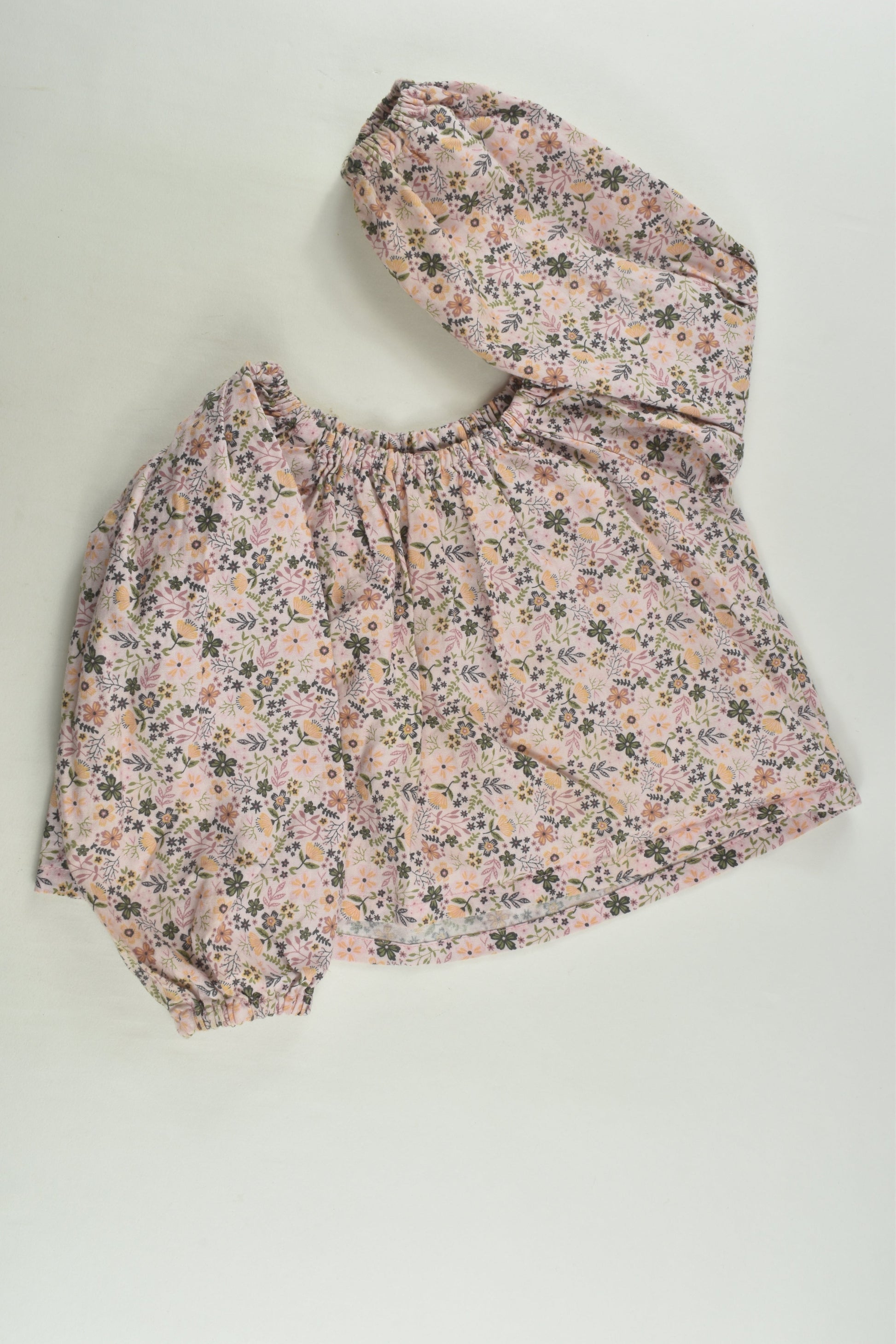 Handmade Size 2 Floral Blouse