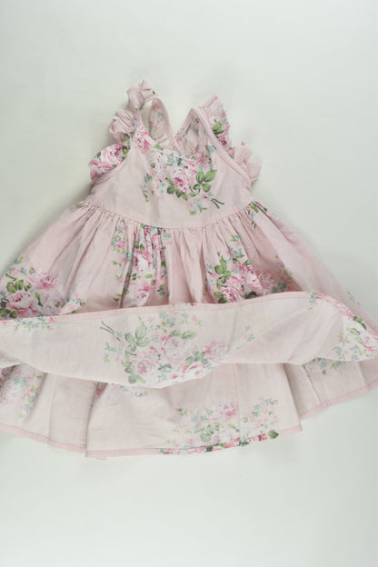 Handmade Size 2 Floral Dress