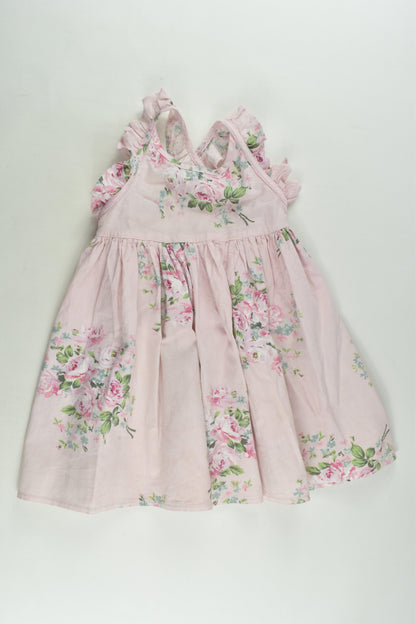 Handmade Size 2 Floral Dress
