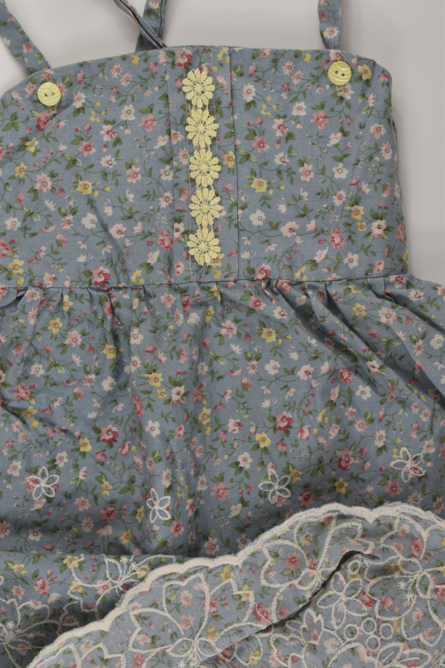 Handmade Size 3-4 Floral Dress