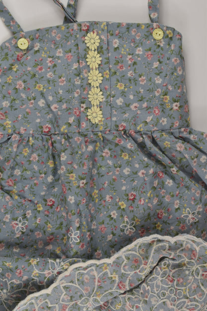 Handmade Size 3-4 Floral Dress