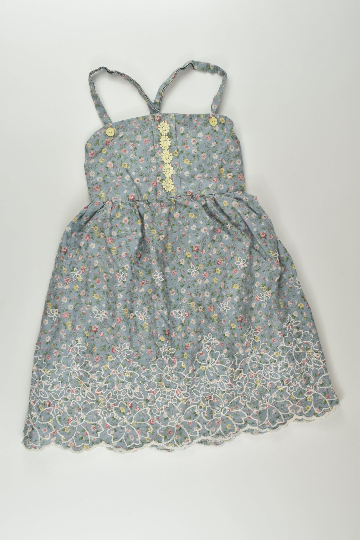 Handmade Size 3-4 Floral Dress