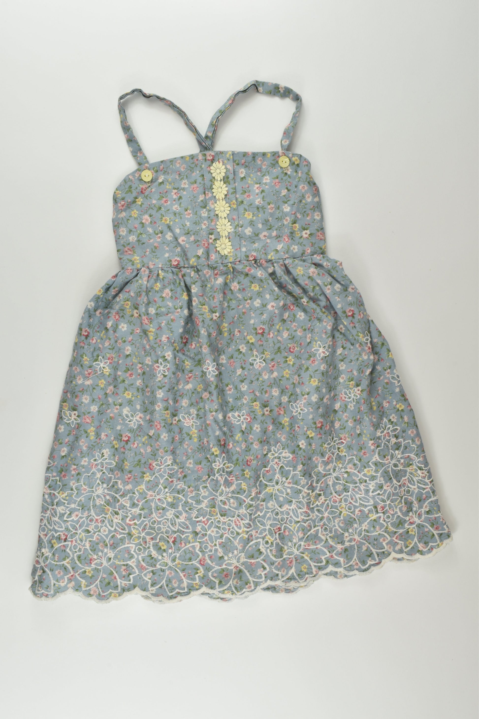 Handmade Size 3-4 Floral Dress