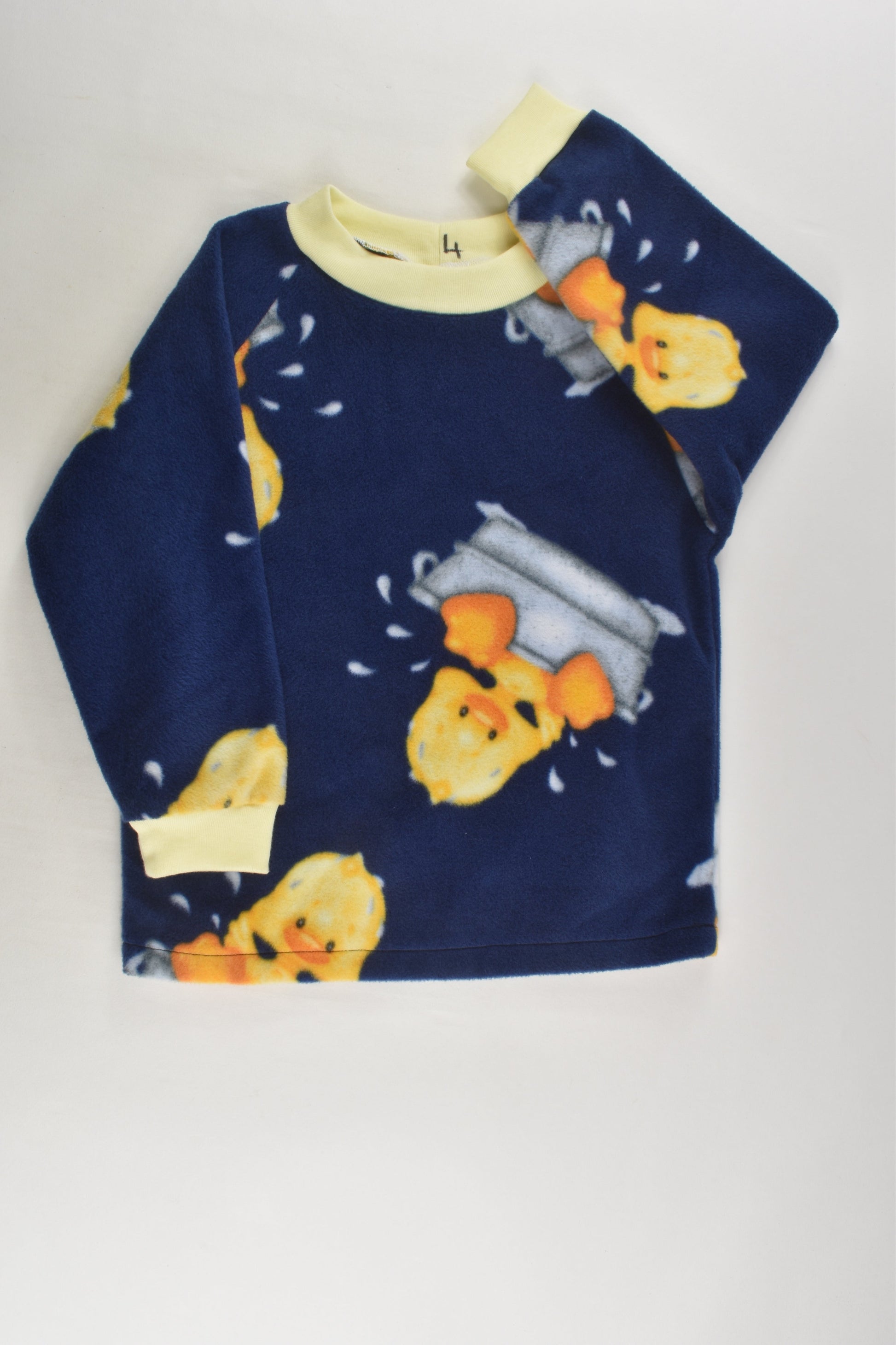 Handmade Size 4 Fleece Jumper