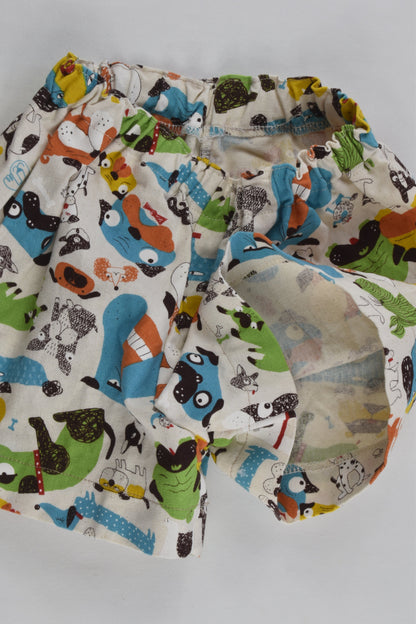 Handmade Size approx 0-1 Dogs Linen-feel Shorts