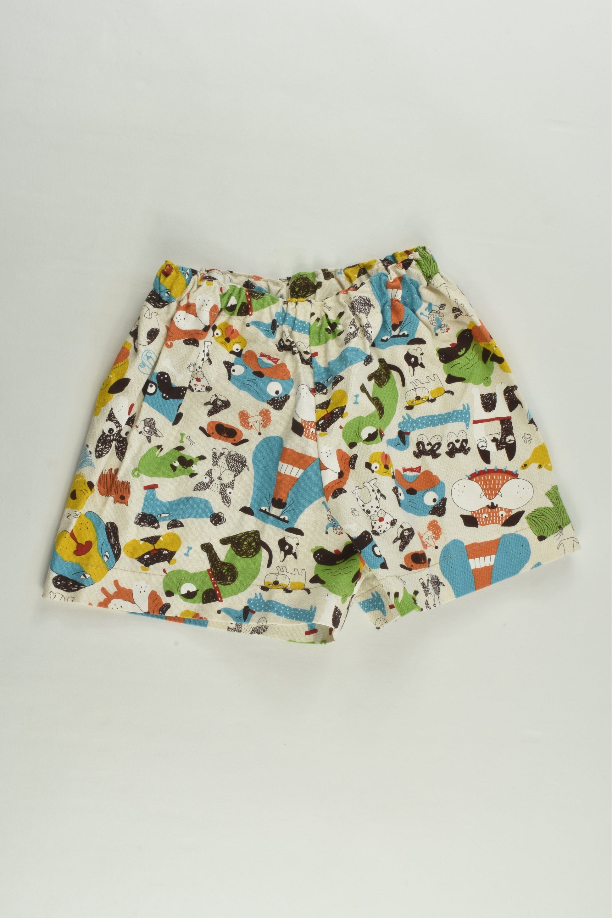 Handmade Size approx 0-1 Dogs Linen-feel Shorts