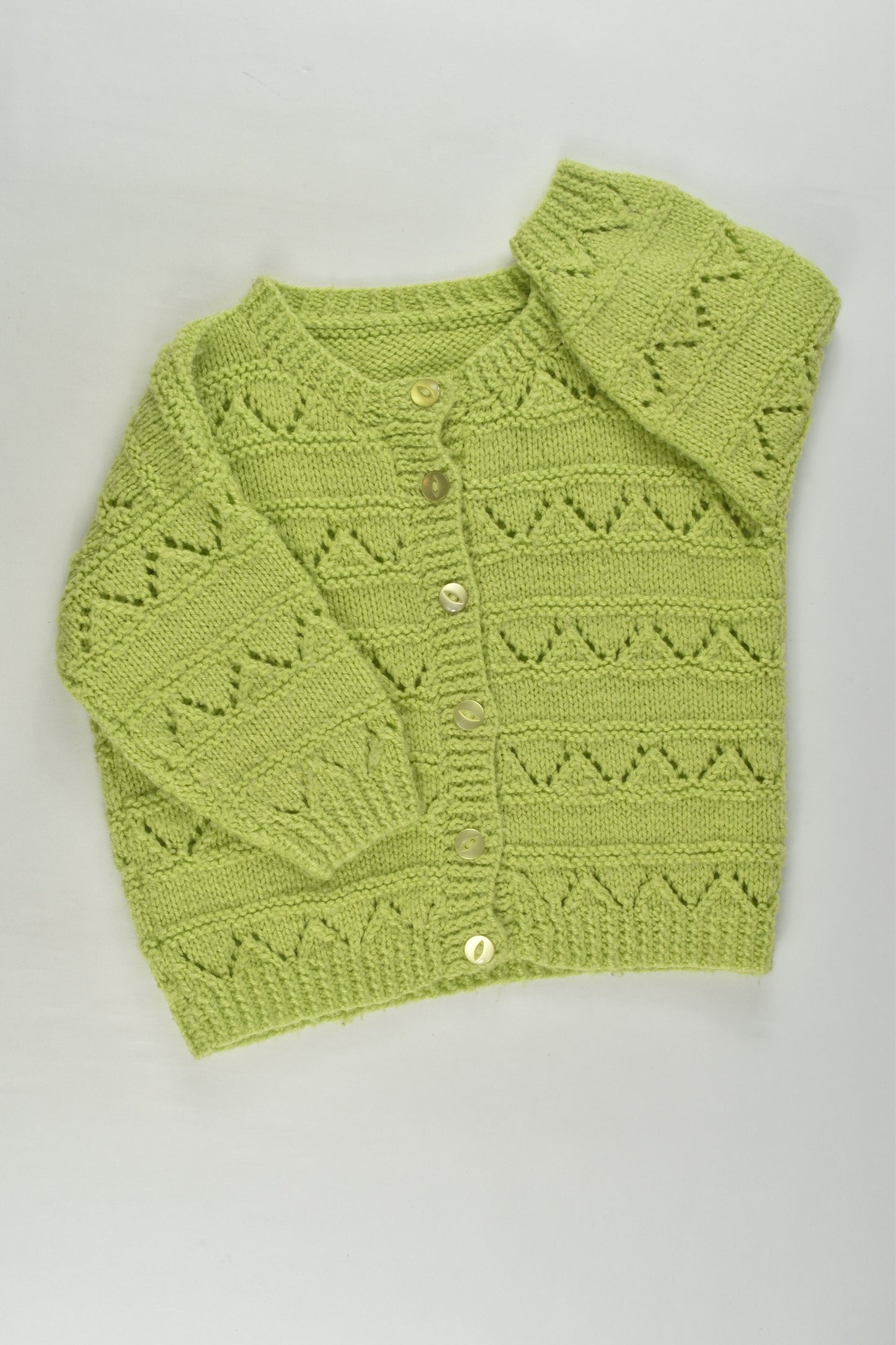 Handmade Size approx 0-1 Knit Cardigan