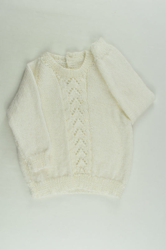 Handmade Size approx 0-1 Knit Jumper