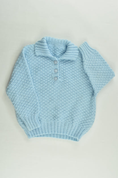 Handmade Size approx 0-1 Knitted Jumper
