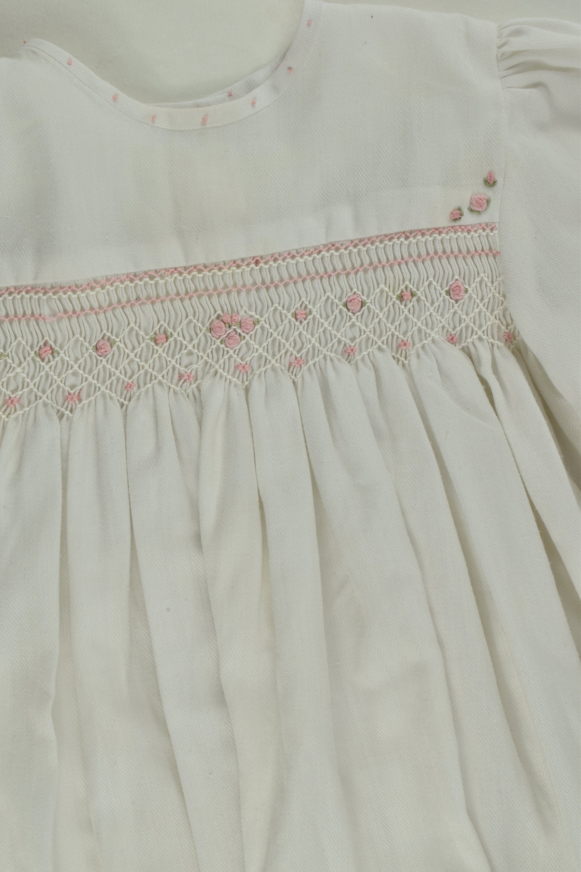 Handmade Size approx 0-1 Smocked Dress