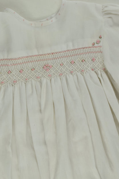 Handmade Size approx 0-1 Smocked Dress