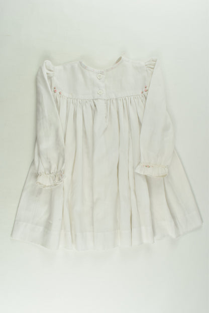 Handmade Size approx 0-1 Smocked Dress