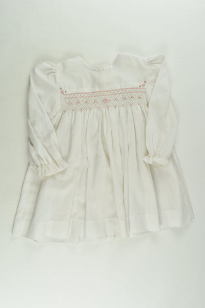 Handmade Size approx 0-1 Smocked Dress