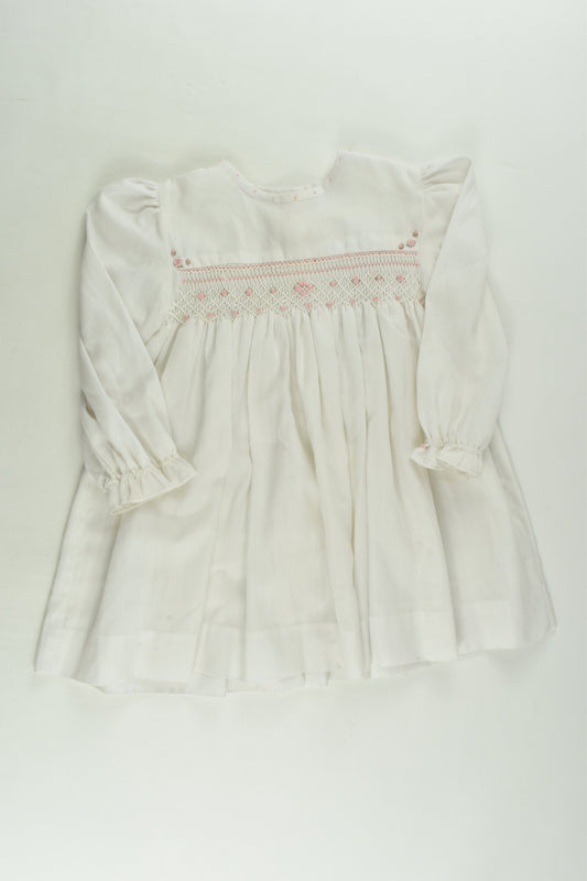 Handmade Size approx 0-1 Smocked Dress