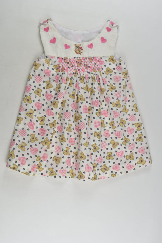 Handmade Size approx 0-1 Smocked Dress