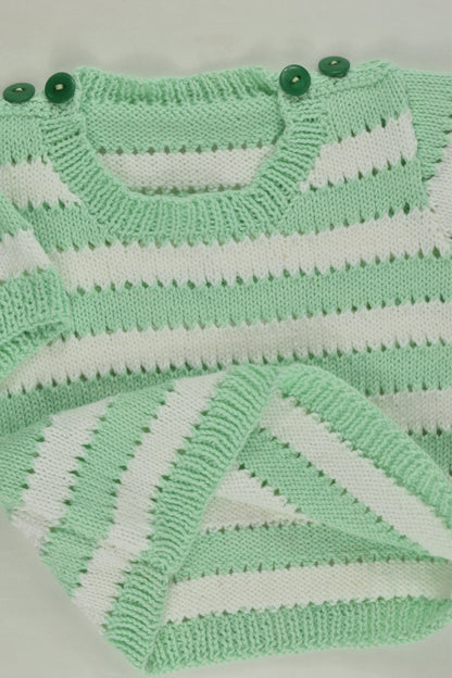 Handmade Size approx 0 Knit Cotton Top