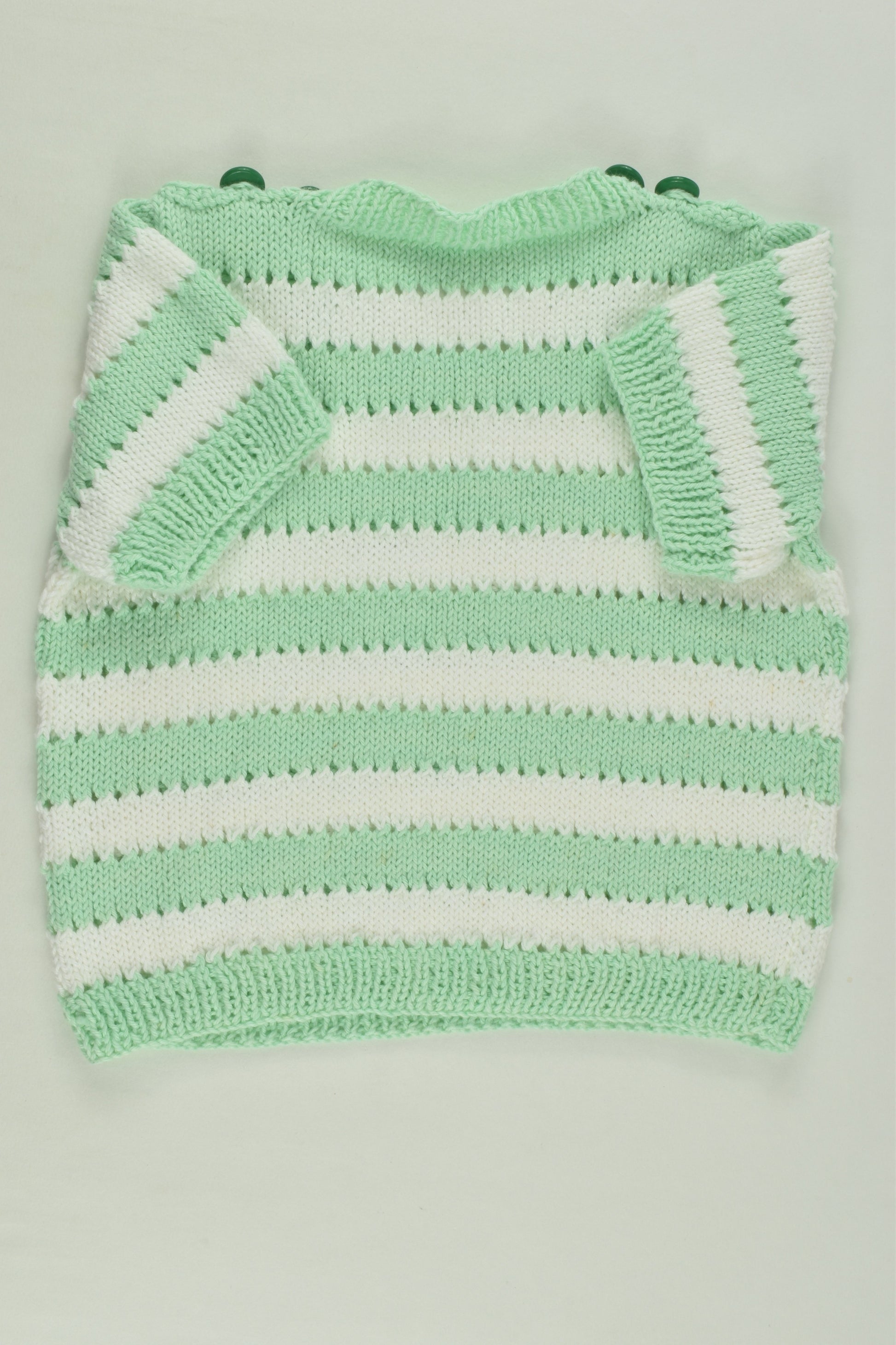 Handmade Size approx 0 Knit Cotton Top