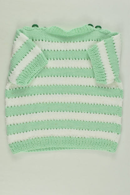 Handmade Size approx 0 Knit Cotton Top