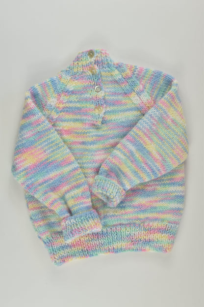 Handmade Size approx 0 Knit Jumper