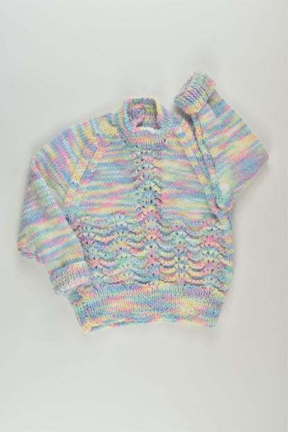 Handmade Size approx 0 Knit Jumper