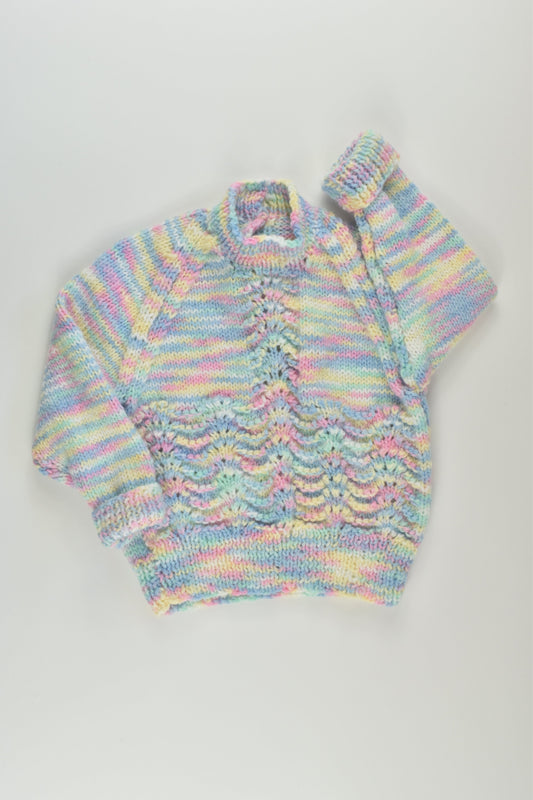 Handmade Size approx 0 Knit Jumper