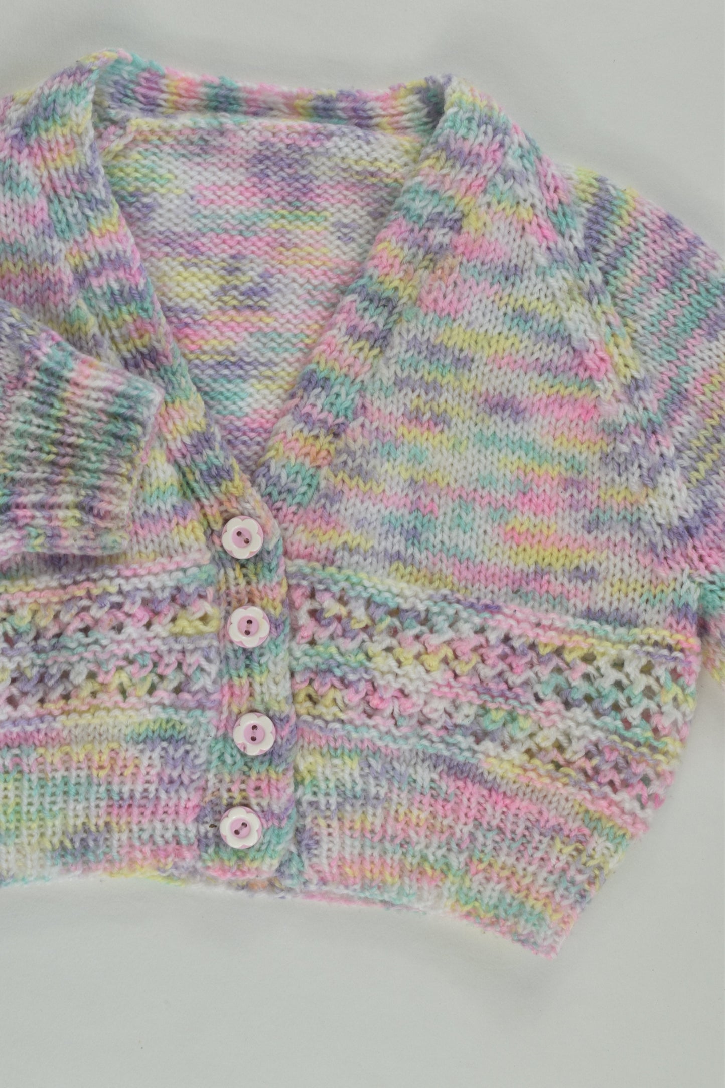 Handmade Size approx 0 Knitted Cardigan