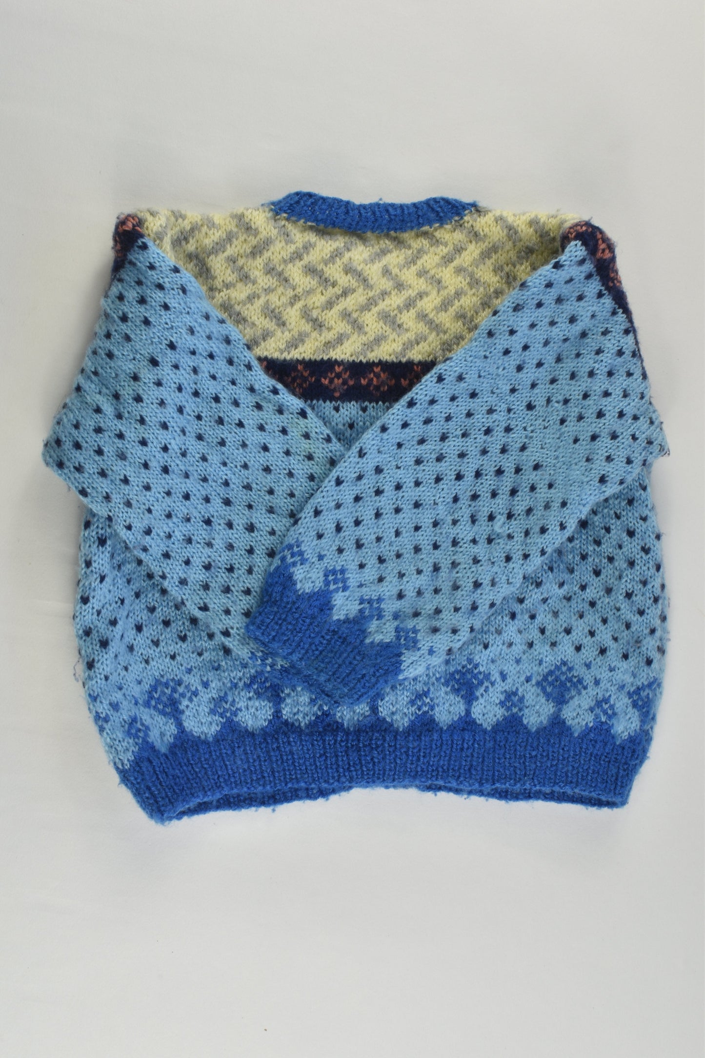 Handmade Size approx 0 Knitted Cardigan