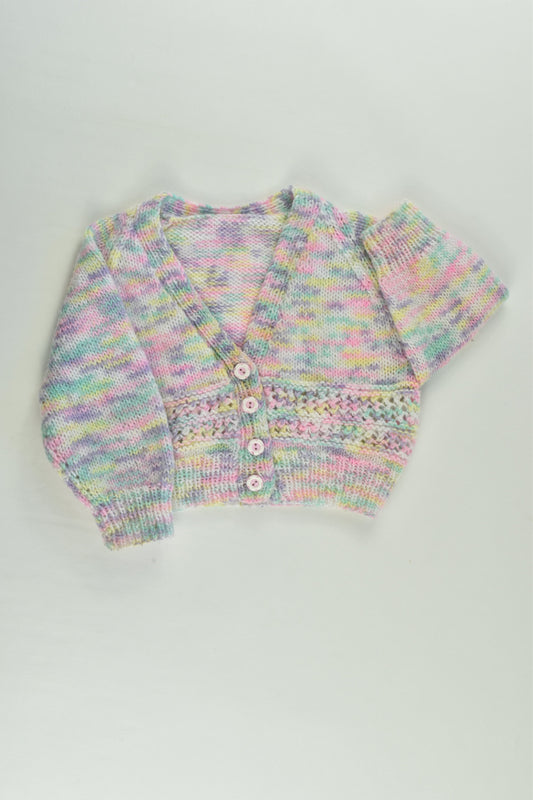 Handmade Size approx 0 Knitted Cardigan