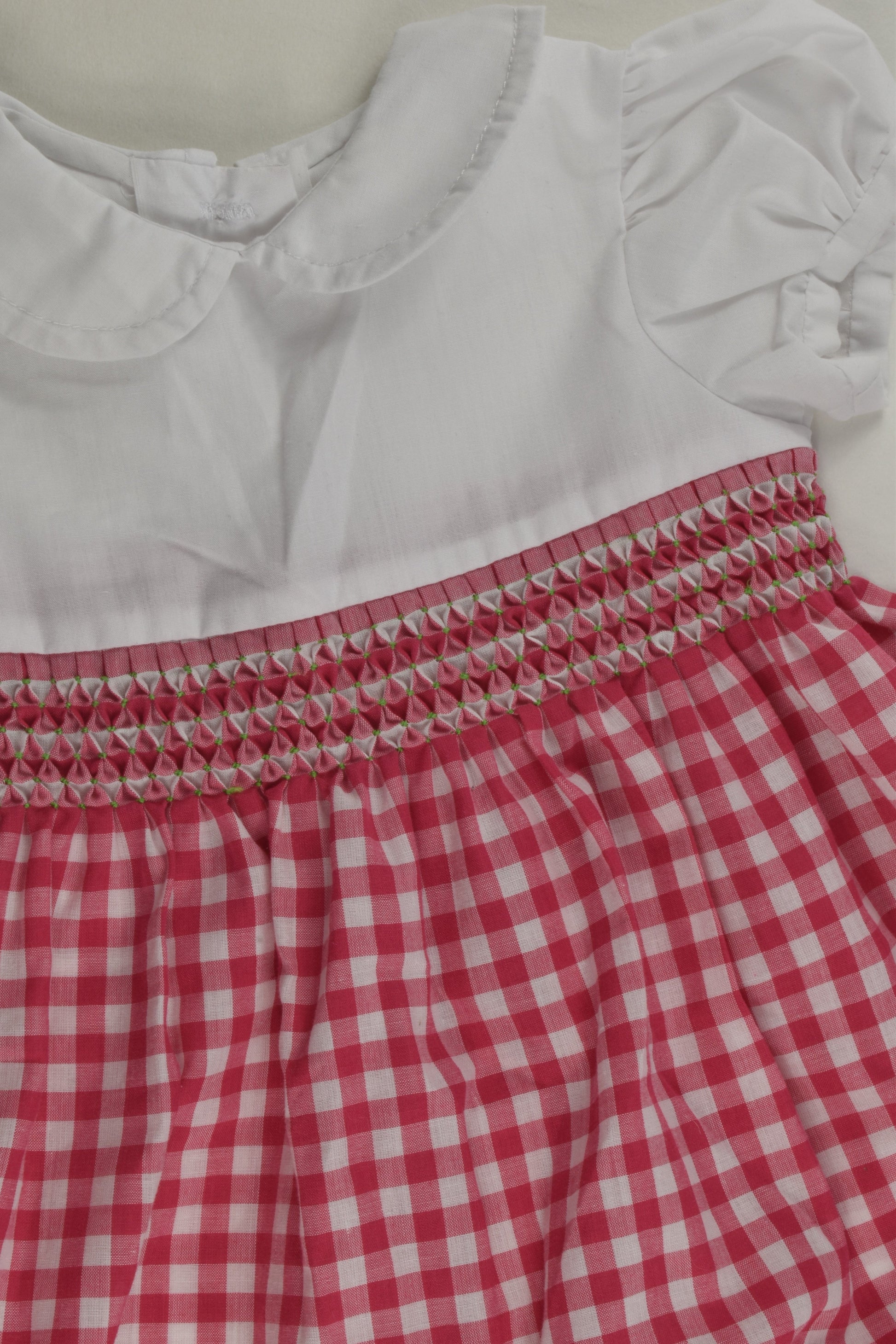 Handmade Size approx 0 Smocked Dress