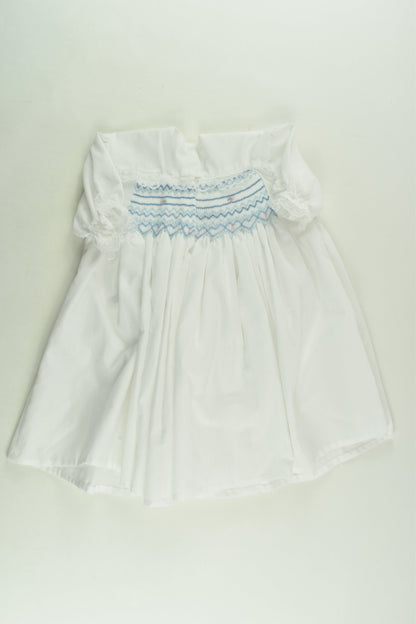 Handmade Size approx 0 Smocked Dress