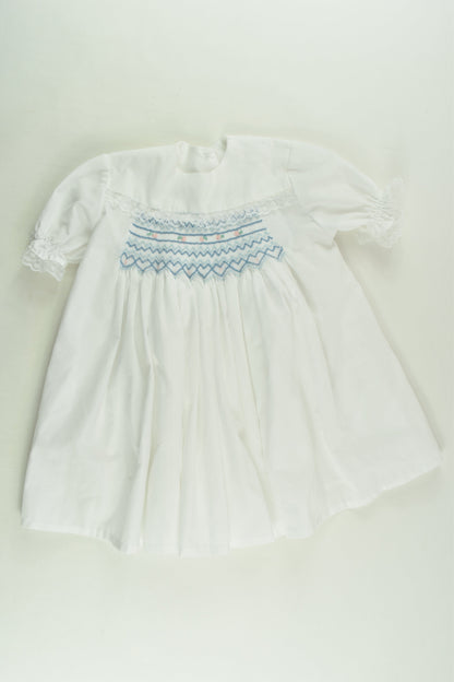 Handmade Size approx 0 Smocked Dress