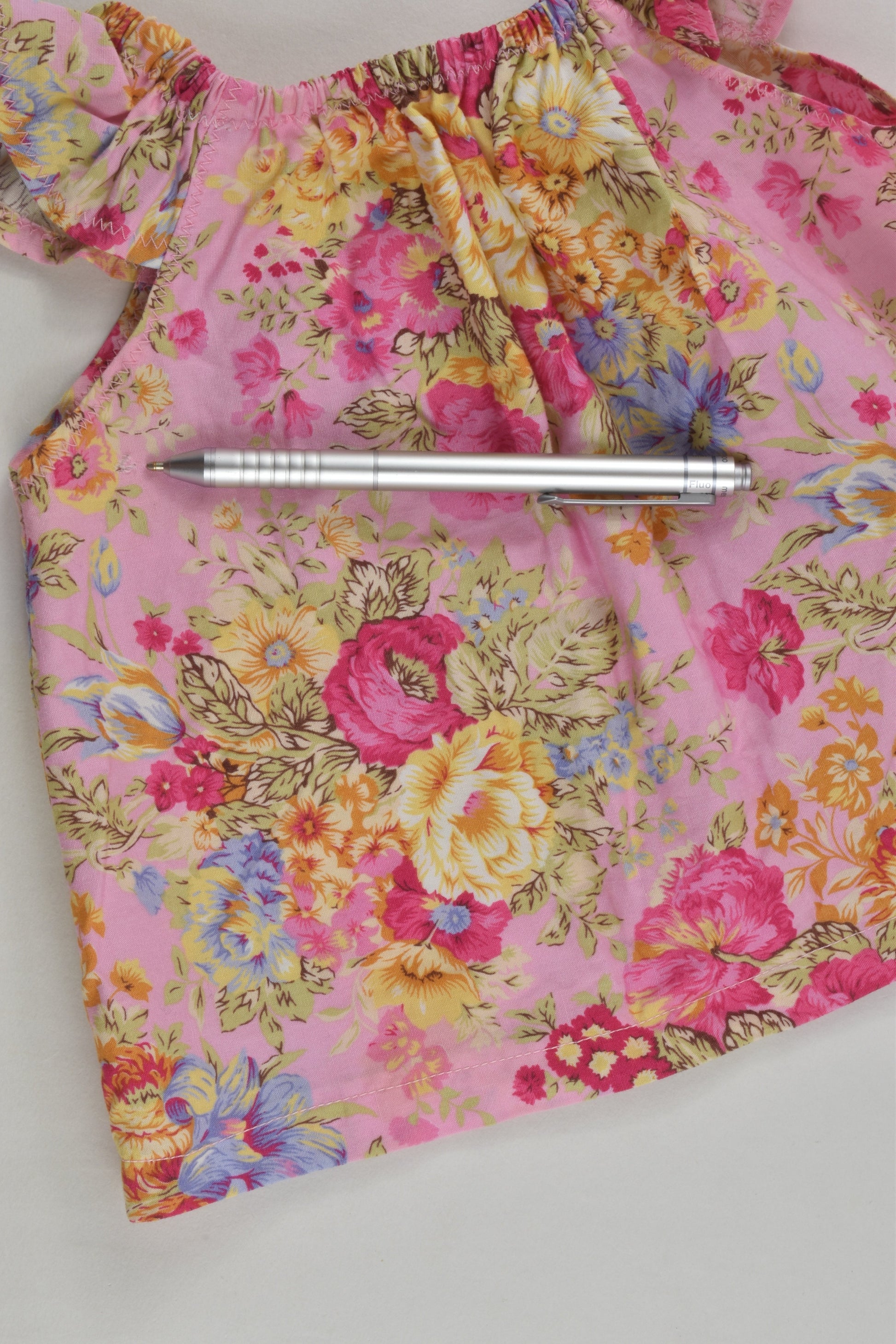 Handmade Size approx 00 Floral Blouse