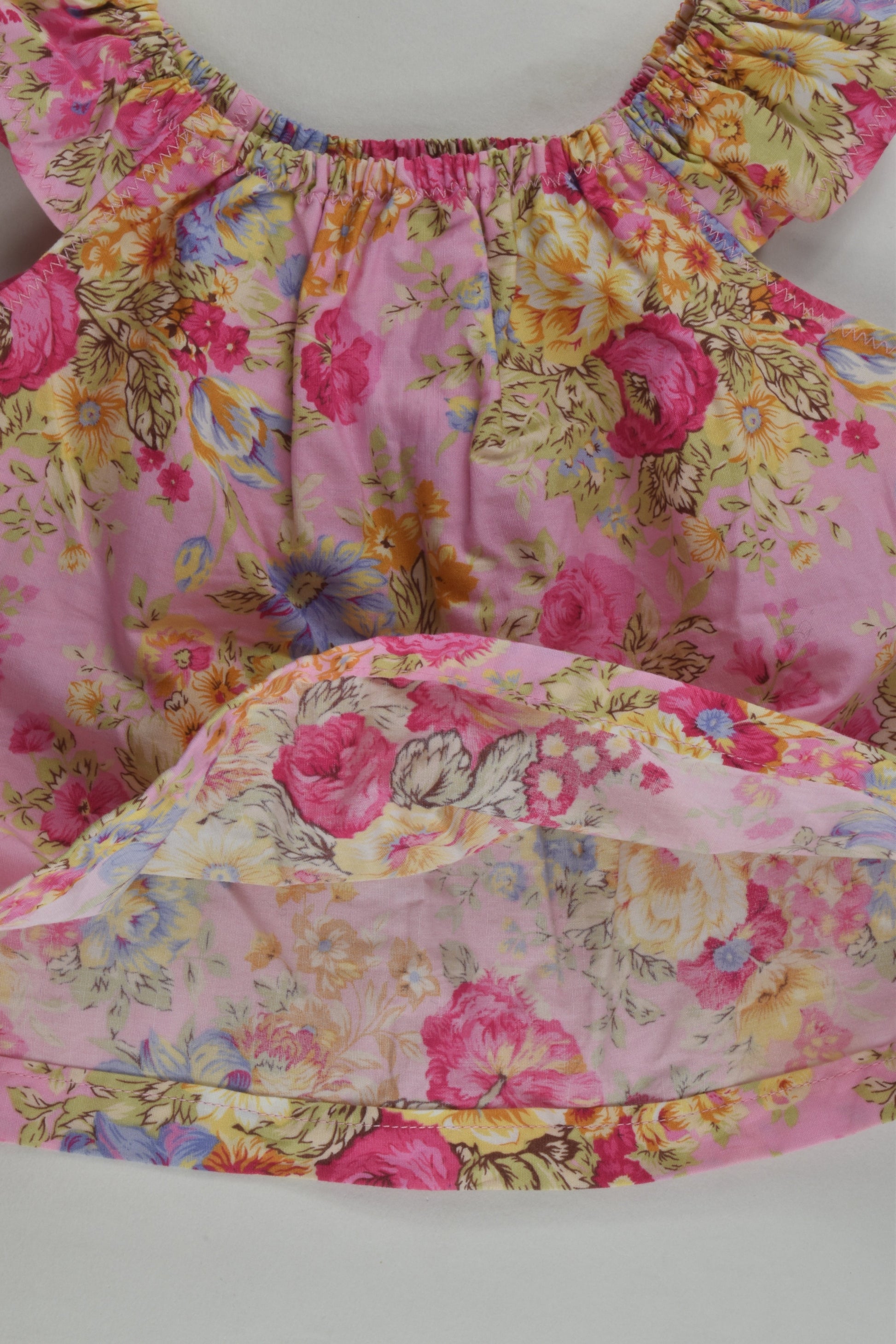 Handmade Size approx 00 Floral Blouse