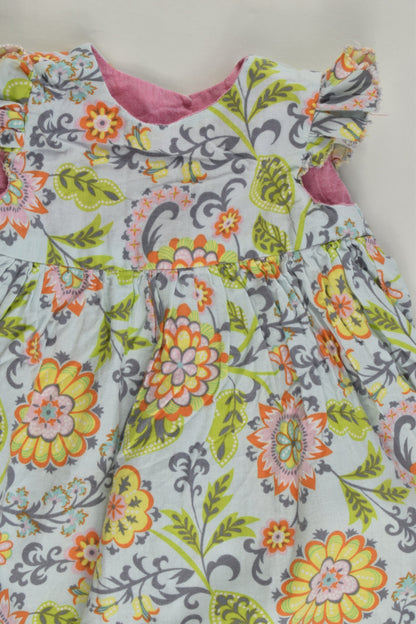 Handmade Size approx 00 Floral Dress