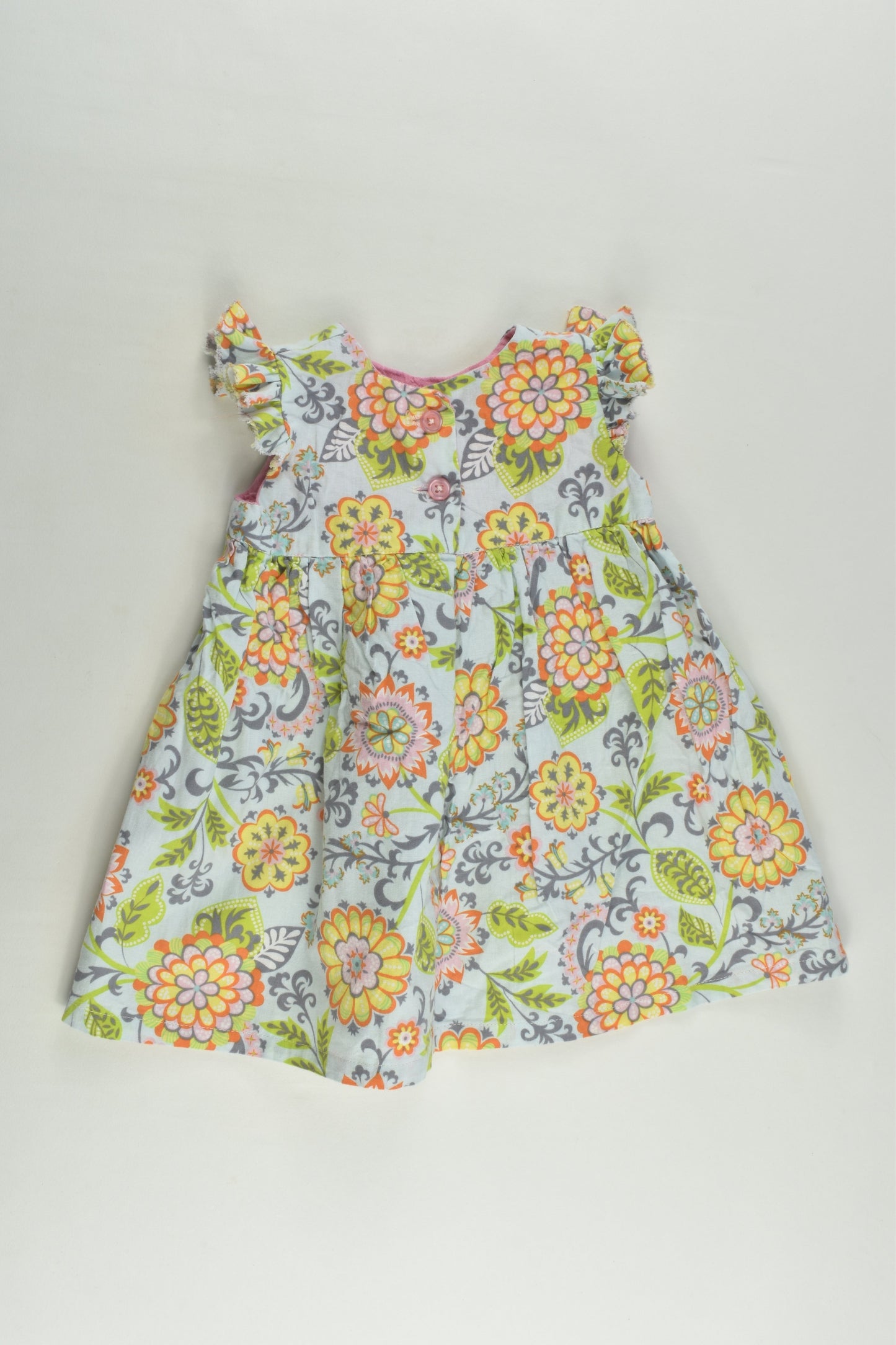 Handmade Size approx 00 Floral Dress