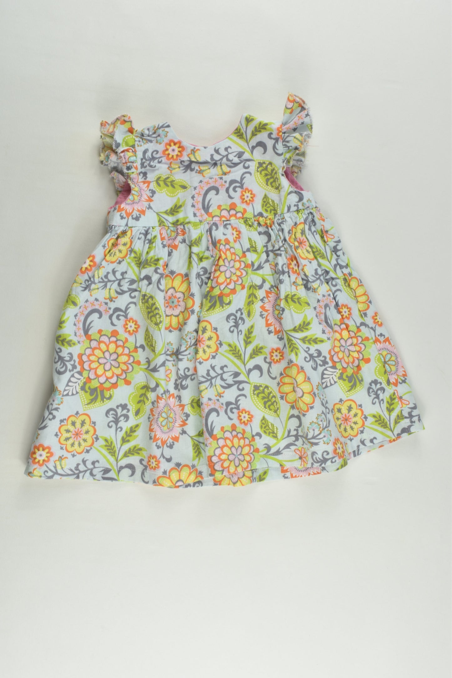 Handmade Size approx 00 Floral Dress