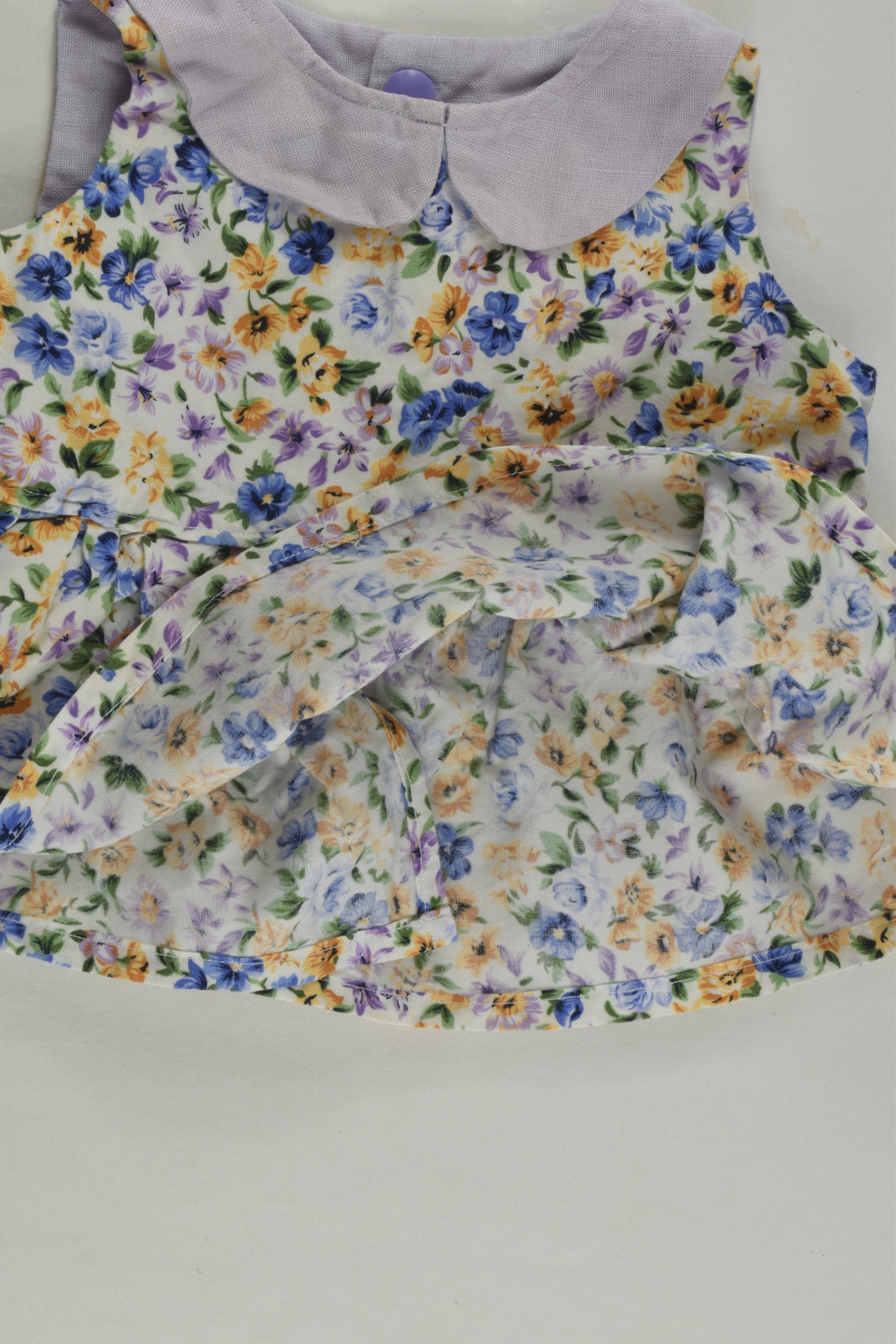 Handmade Size approx 00 Floral Peplum Top