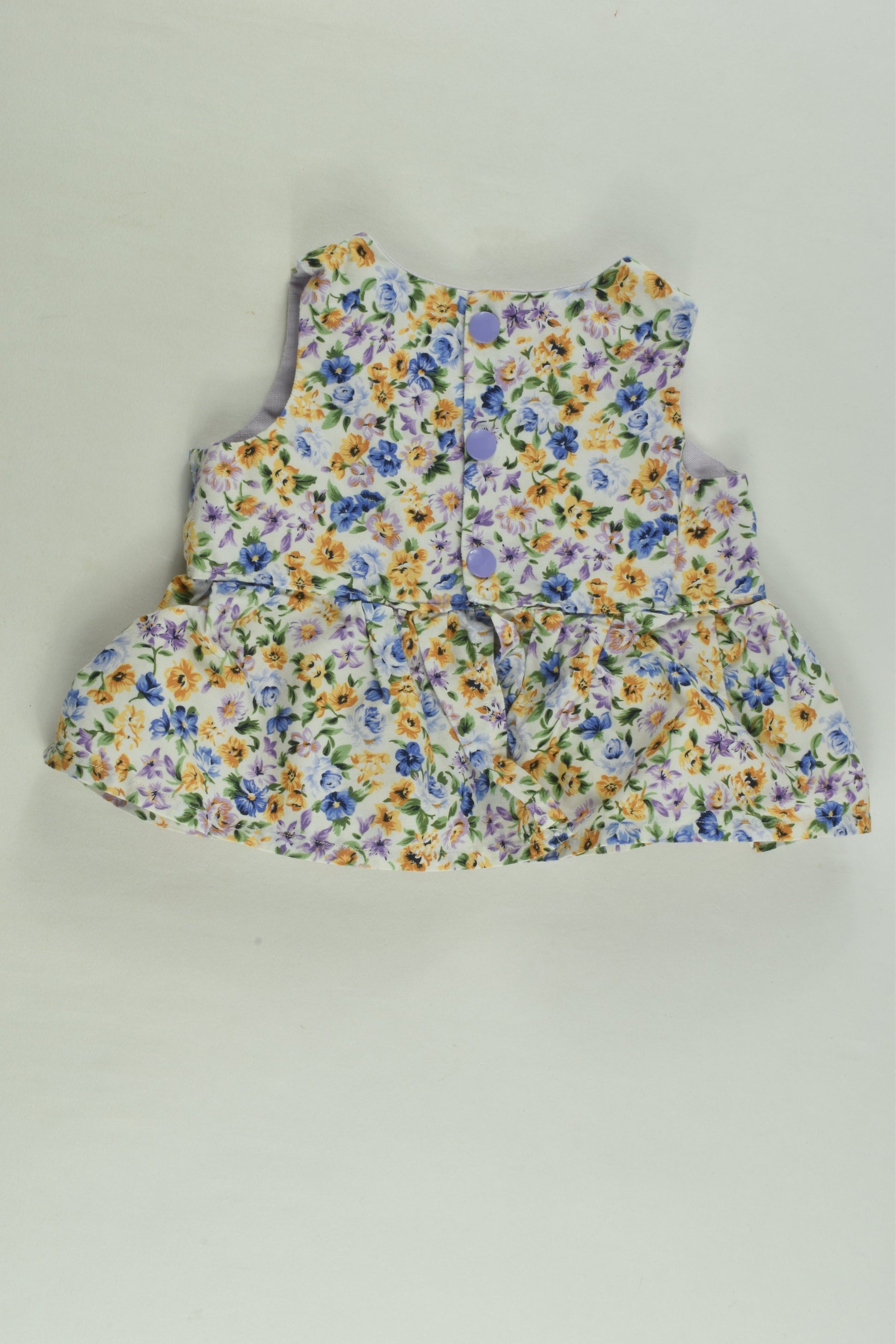 Handmade Size approx 00 Floral Peplum Top
