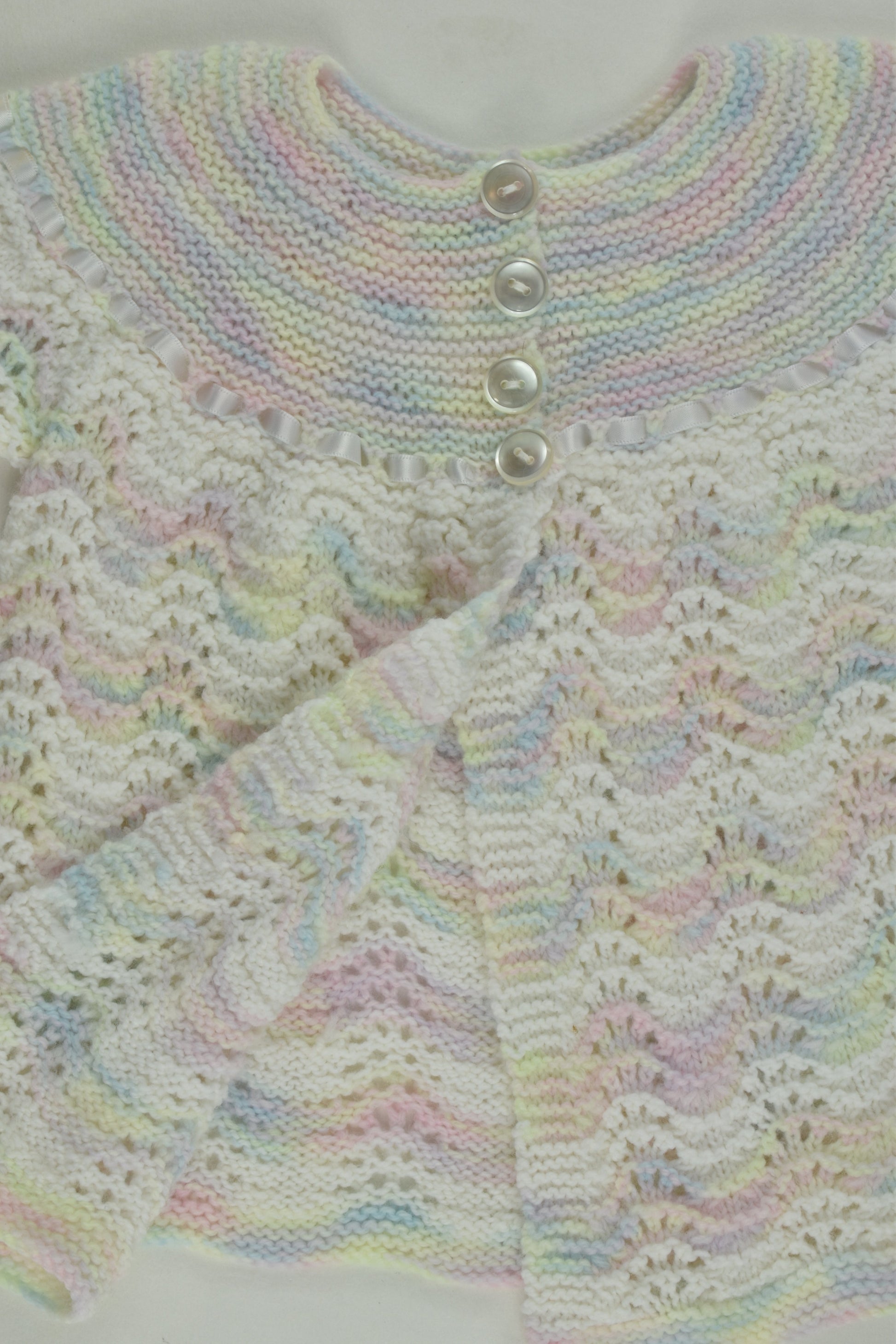 Handmade Size approx 00 Knit Cardigan
